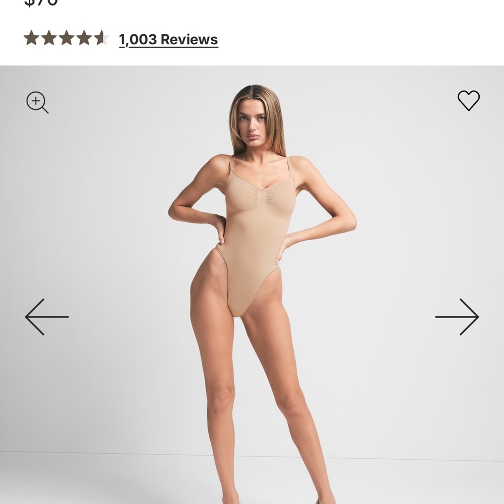 Skims Seamless Scuplt Thong Bodysuit BRAND NEW NEVER WORN BEFORE